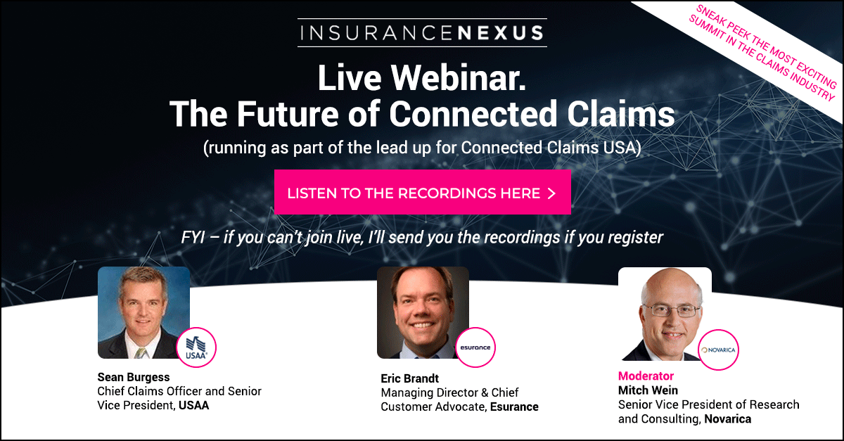 Chief Claims Officers from USAA and Esurance reveal the future of Connected Claims