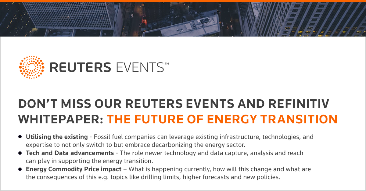 Reuters and Refinitiv Whitepaper : Official Launch Announcement