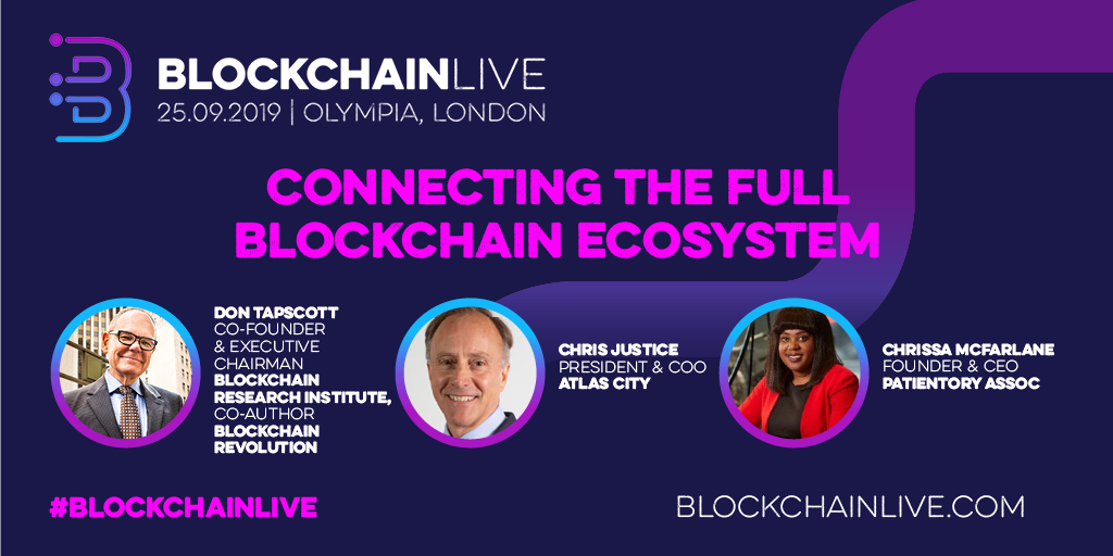 Blockchain Live returns to London for its third year on the 25th of September