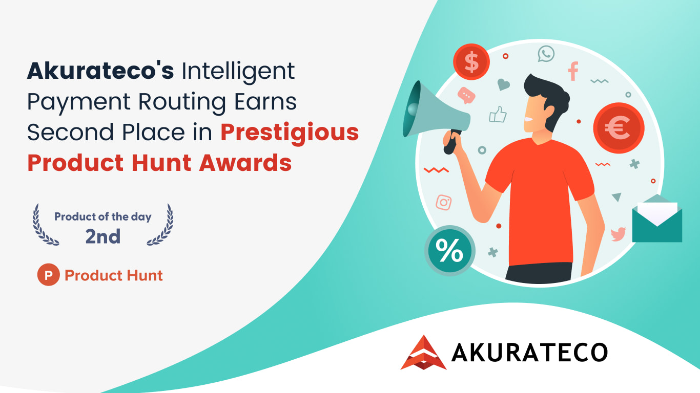 Akurateco's Intelligent Payment Routing Earns Second Place in Prestigious Product Hunt Awards