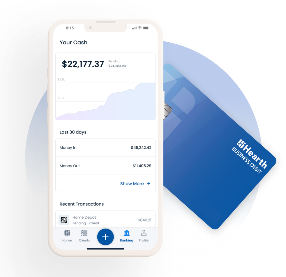 Hearth Launches Cash-Back Banking That Helps Home Improvement Businesses Get Paid Faster