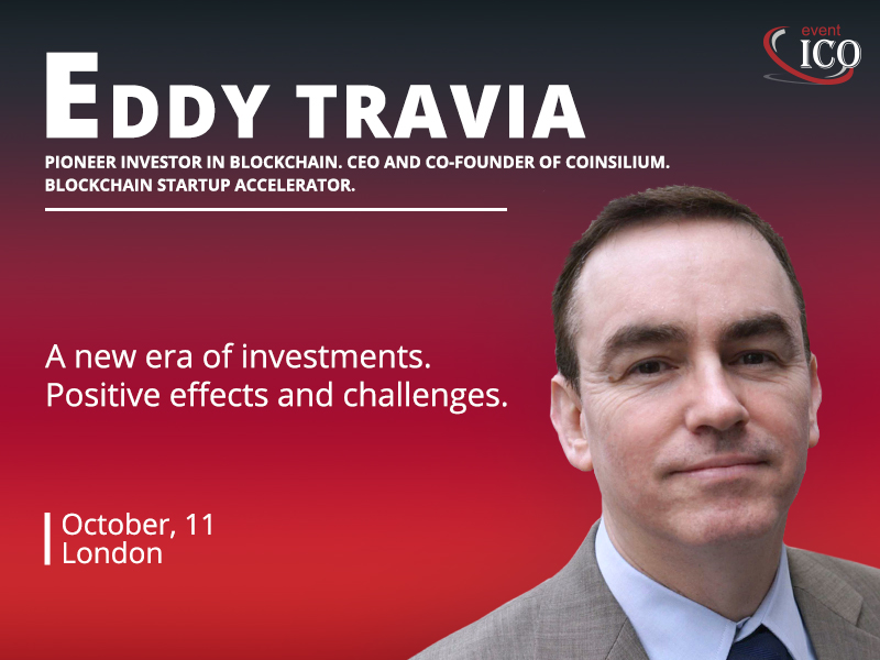 Eddy Travia to Speak at ICO Event London