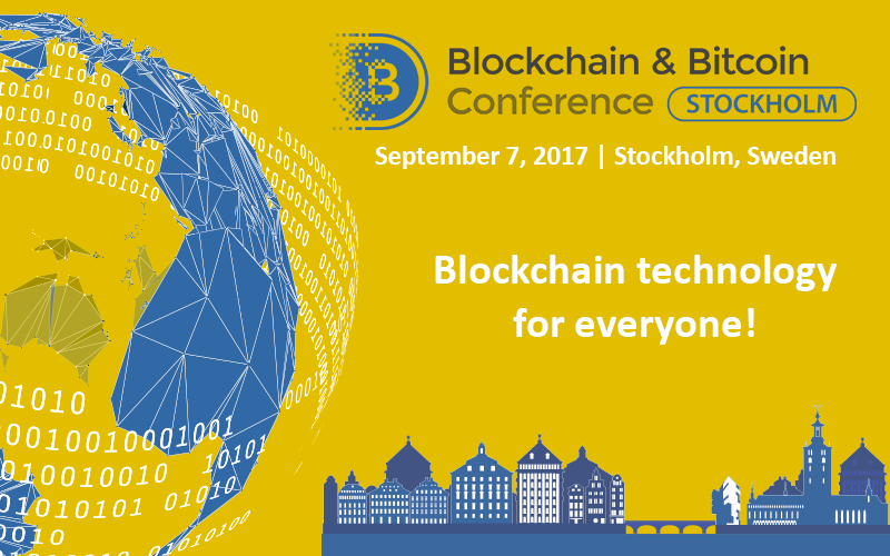 Stockholm Will Host the First Large Conference on Cryptocurrency and Blockchain