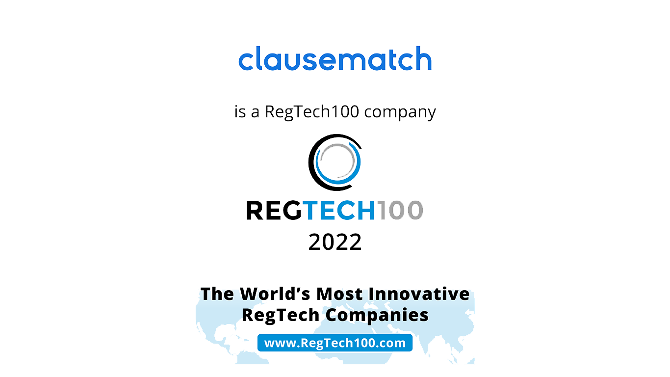 Clausematch Selected as One of the World's Most Innovative Regtech Companies 2022 