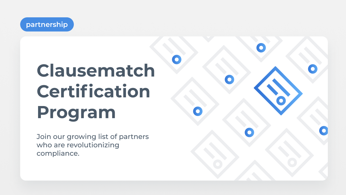 Clausematch launches Partnerships and Certification programme