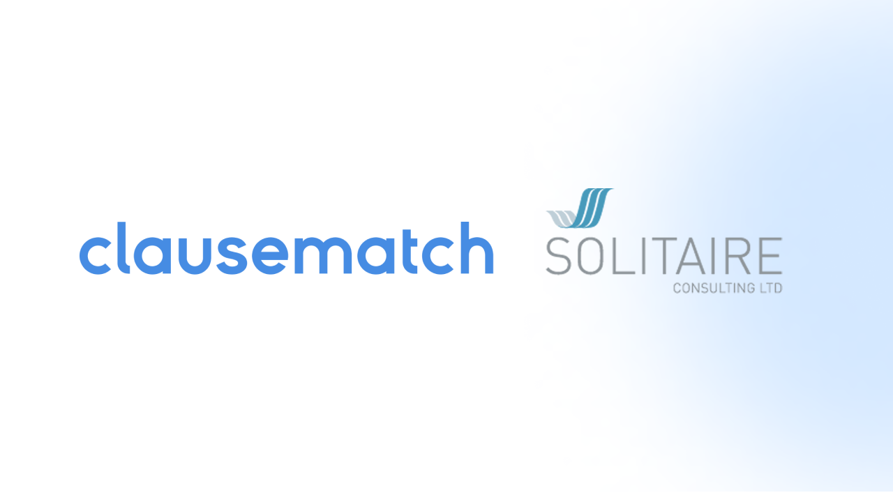 Clausematch Partners with Solitaire Consulting to Broaden the Reach and Application of the Compliance Solution