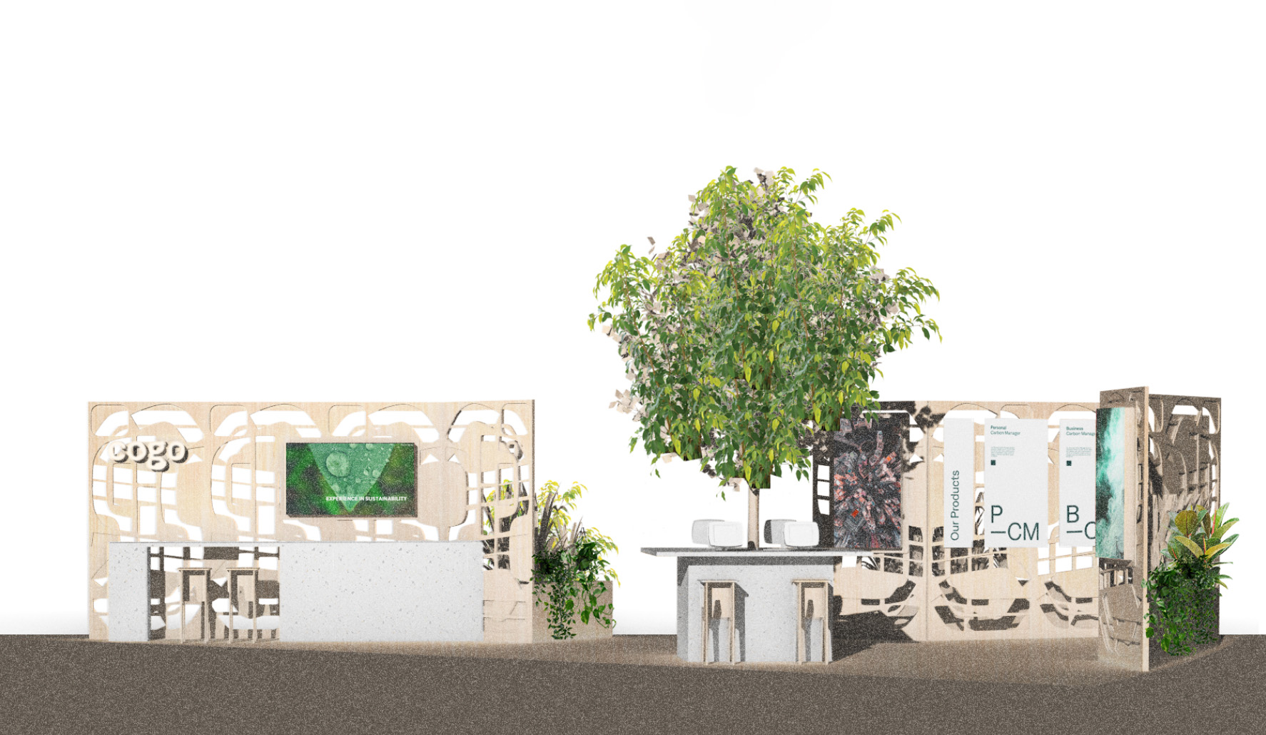Cogo Raises the Bar in Sustainable Stand Design at Money2020
