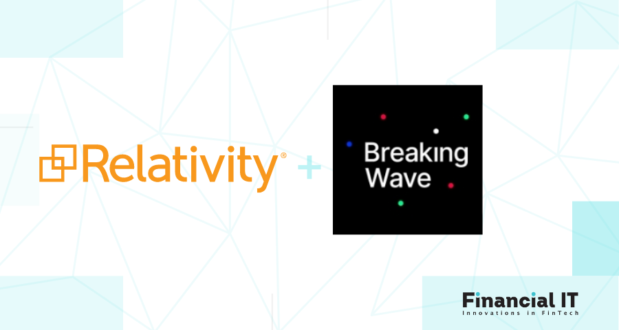 Breaking Wave, Deutsche Bank's Innovative Fintech, Selects Relativity Trace for Compliance Monitoring