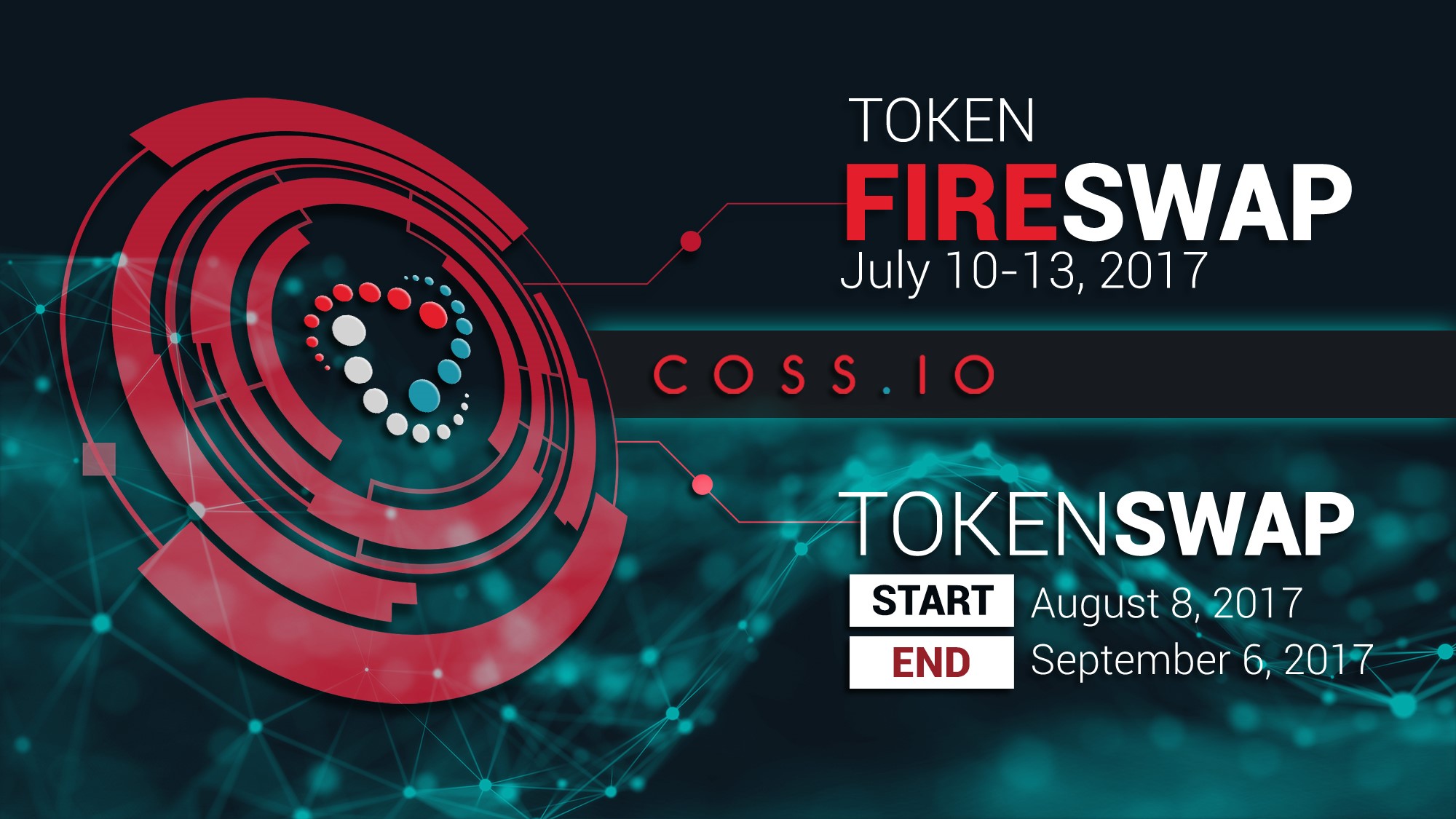 COSS.IO Announces a 72-hour Fire Swap (pre-ICO)