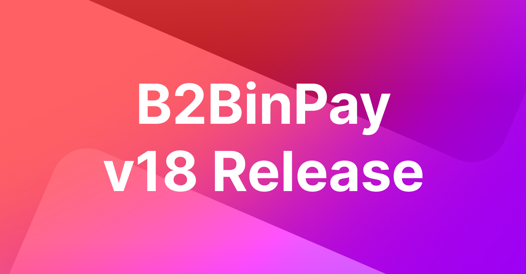 B2BinPay V18 - The Long Awaited Update Has Arrived, What Should You Expect?