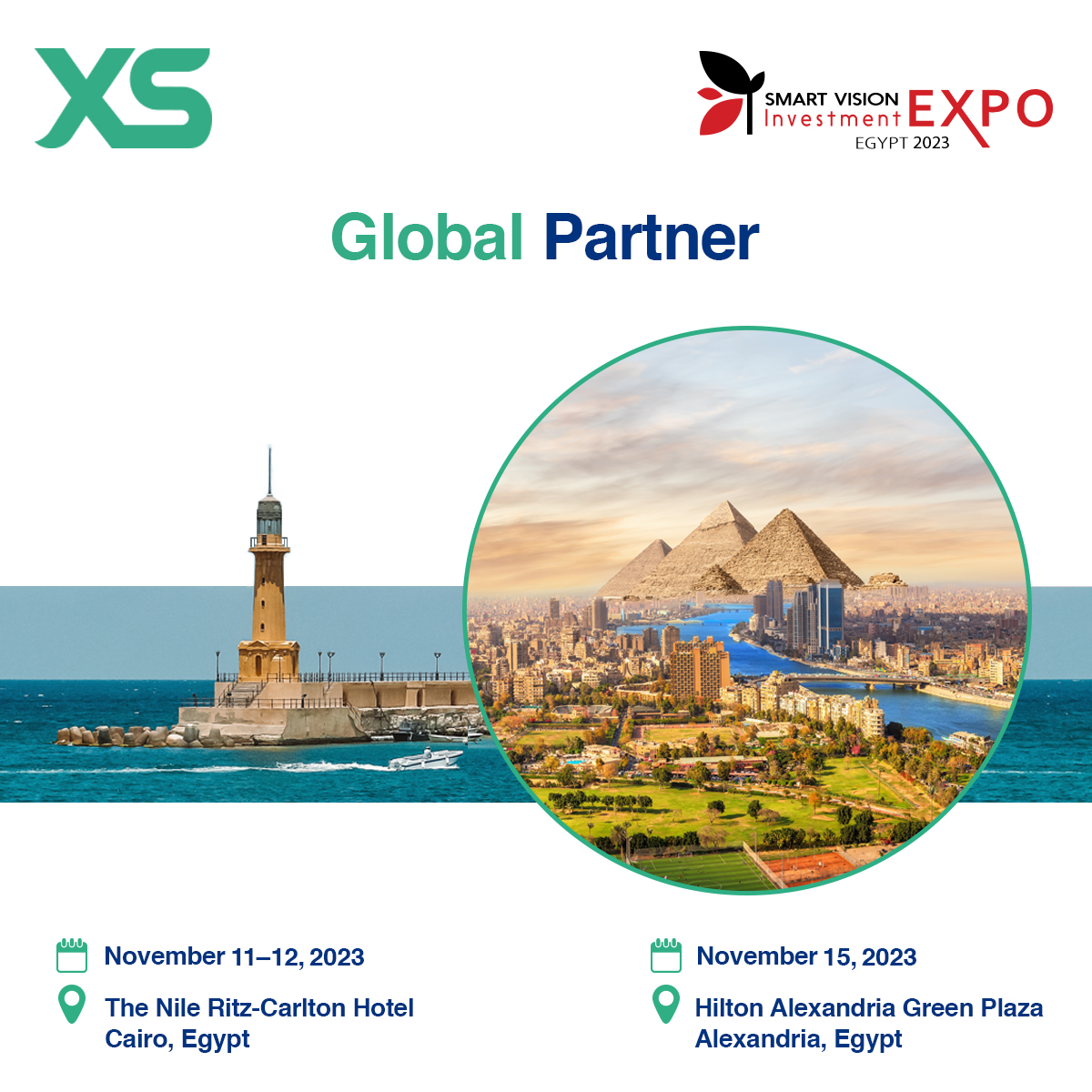 XS.com Joins as Global Partner for the Smart Vision Investment Expo in Egypt