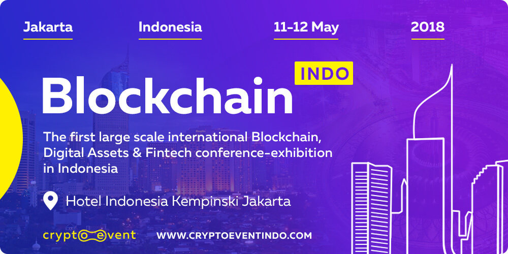 The largest conference Blockchain Indo in Jakarta