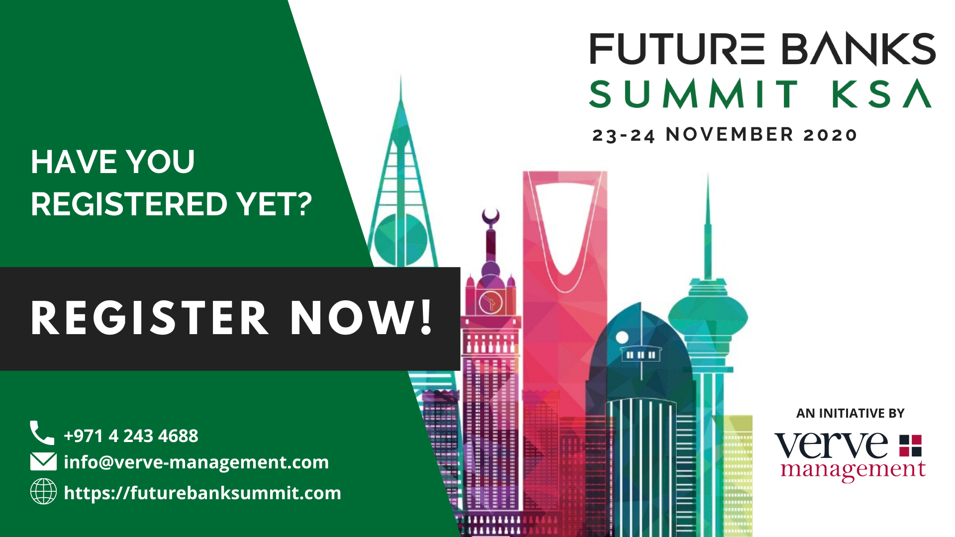 Last Chance to Register for Future Bank Summit KSA!