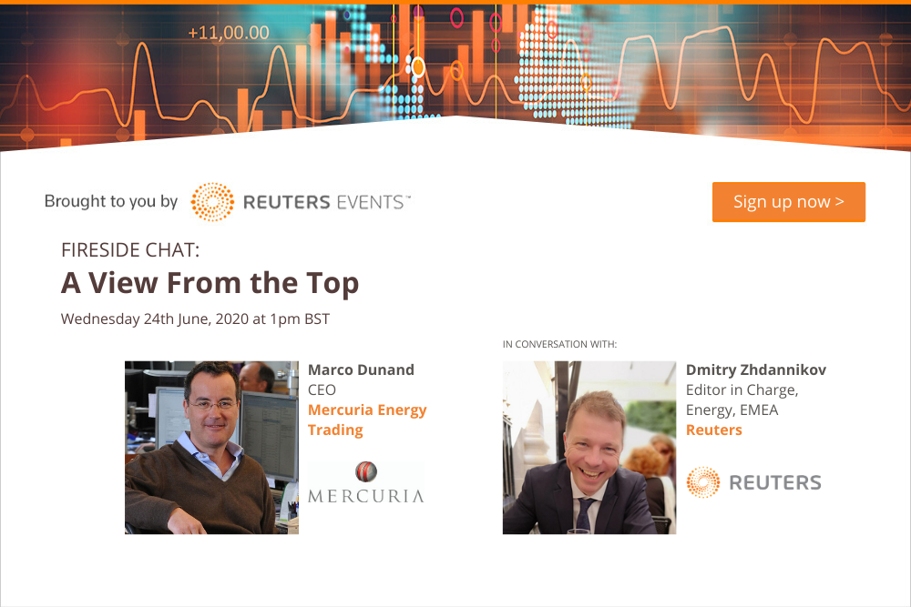 Reuters Events Host Interview with Mercuria’s CEO on the State of Commodity Trading