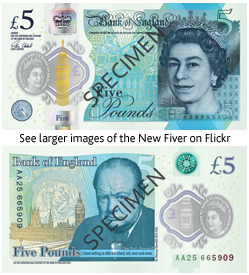 The Bank of England Unveils the New Fiver 