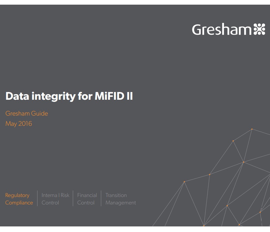 Data Integrity for MiFID II