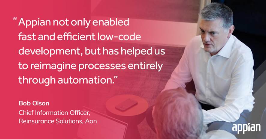 Aon Transforms Reinsurance Claims Processing with Appian