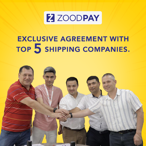 ZoodPay Signs Exclusive Agreement with Top 5 Shipping Companies in Uzbekistan