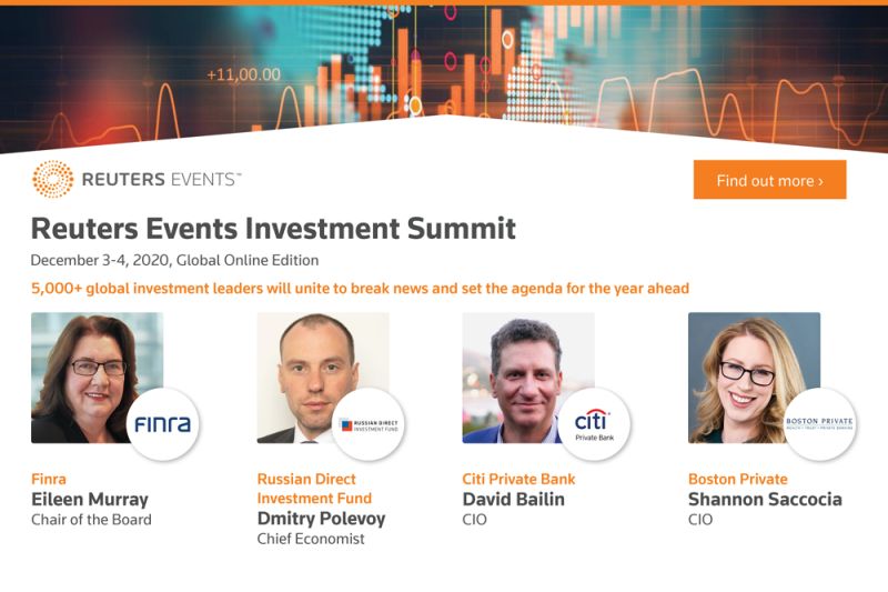 Reuters Events Launch Global Investment Summit Online Edition Uniting Institutional Investors, Asset Owners & Financial Institution