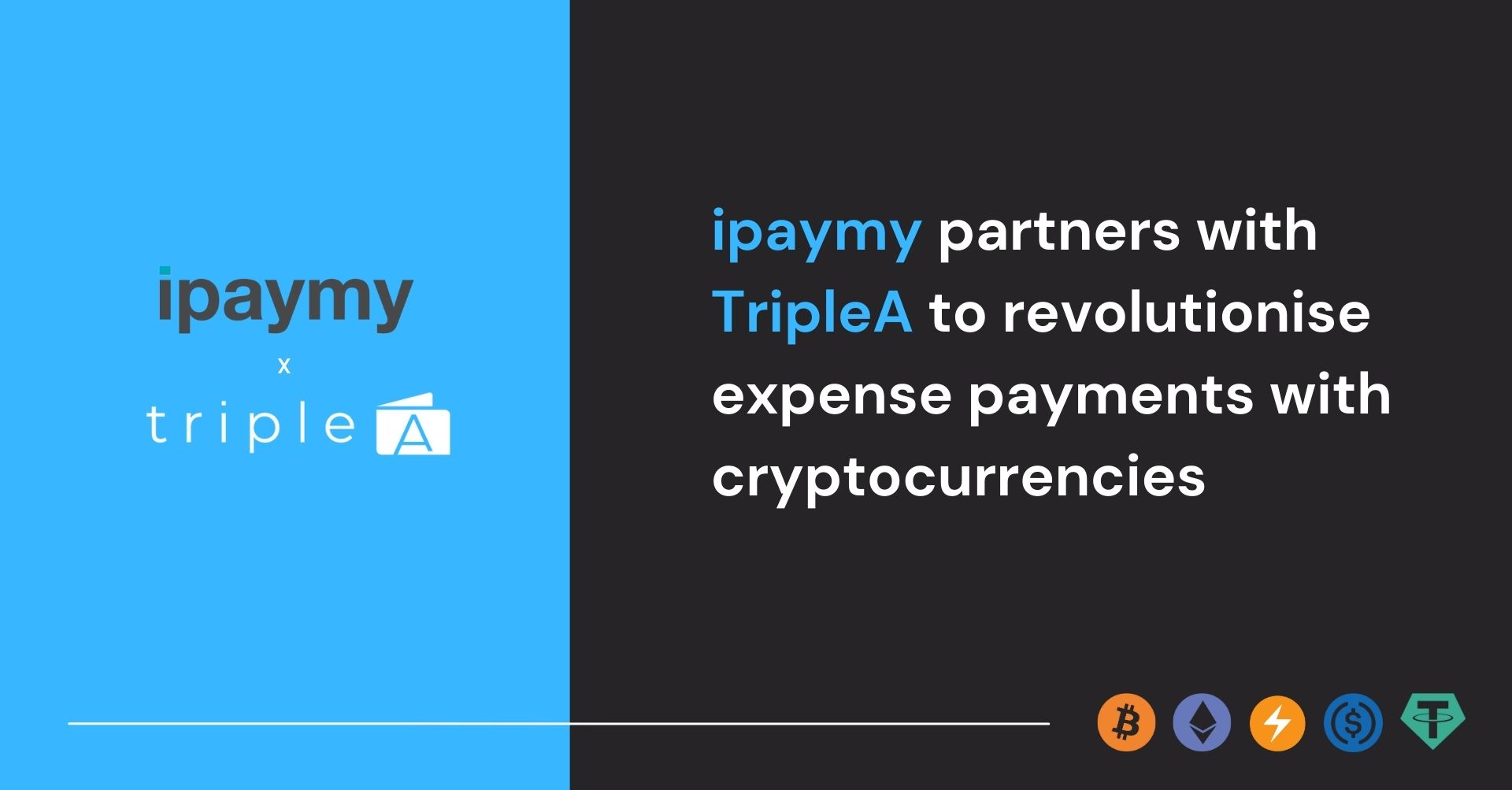 ipaymy Partners with TripleA to Revolutionise Expense Payments with Cryptocurrencies