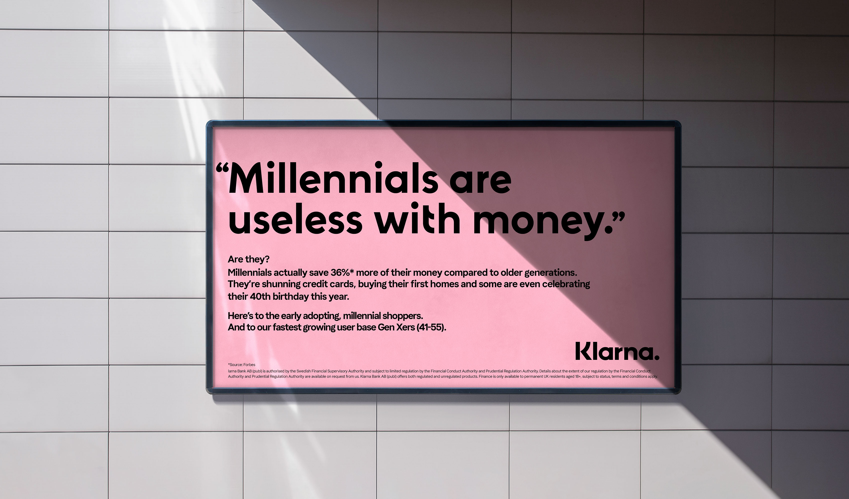 Klarna: Super-flexible, non-guaranteed campaign with an always-on