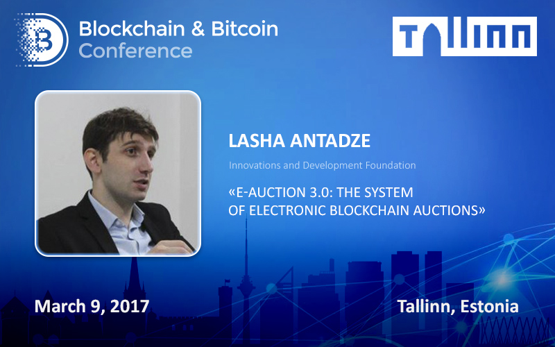 Ukrainian IT specialists Present E-Auction 3.0 at Blockchain & Bitcoin Conference in Tallinn 