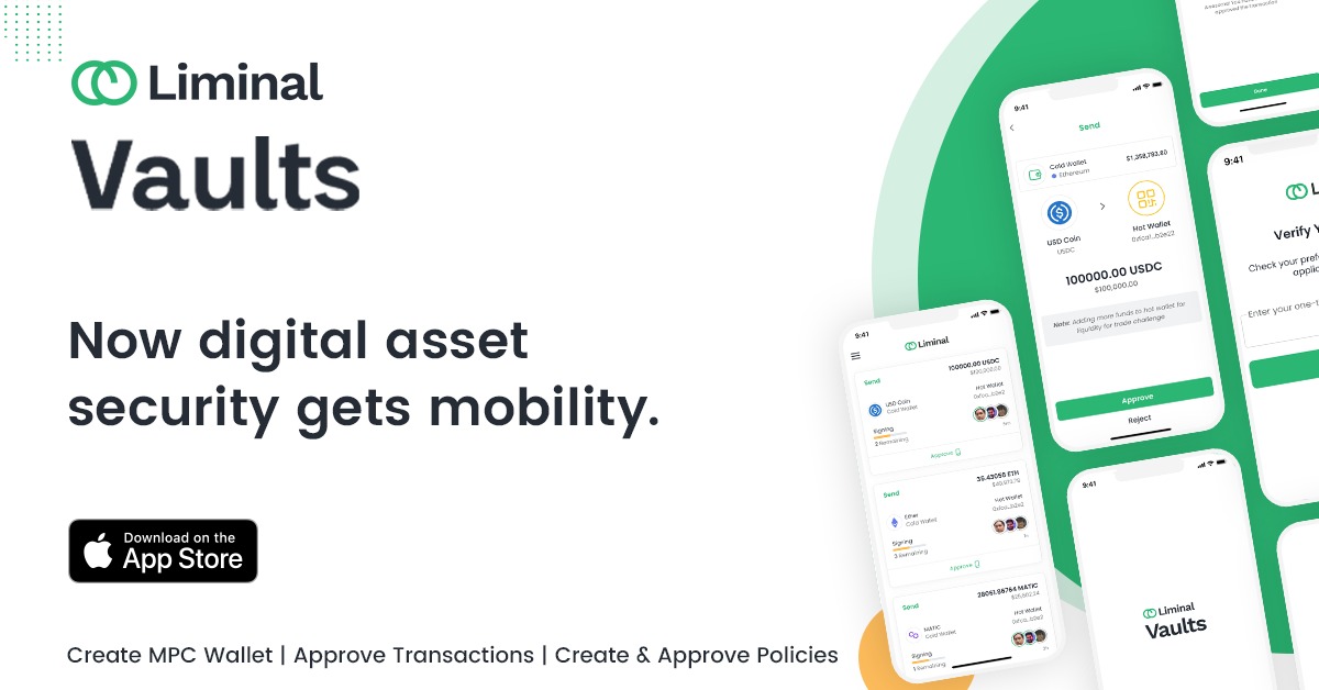 Liminal Launches ‘Vaults’ Mobile App for Web3 Businesses