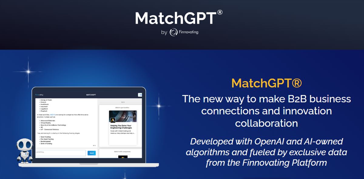 Finnovating Launched MatchGPT, the First-Ever 'Business Tinder' with GPT Language to Connect B2B Business in Asia