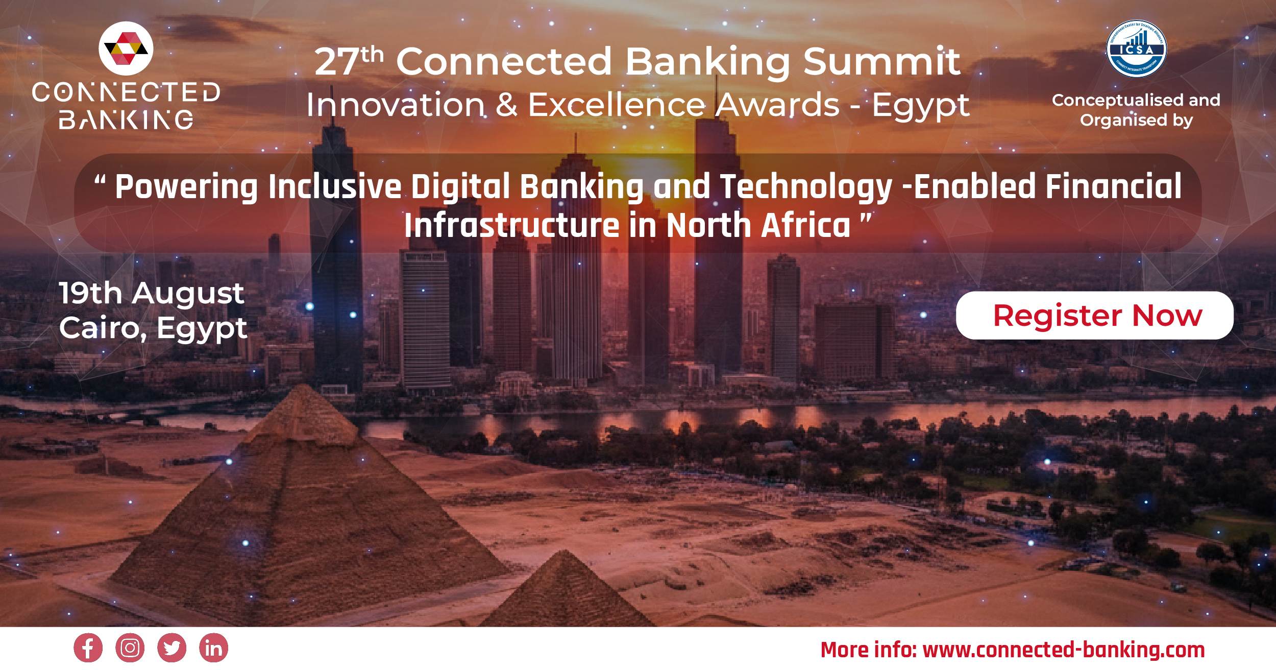 27th Connected Banking Summit – North Africa, Egypt 2026