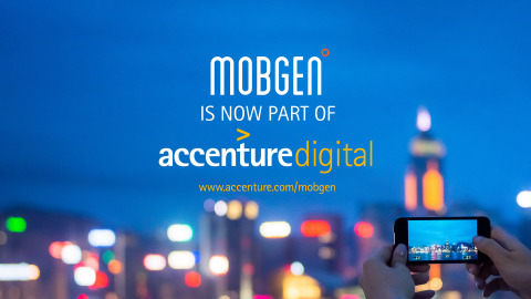 Accenture Closes Acquisition of MOBGEN Expanding End-to-End Digital Services