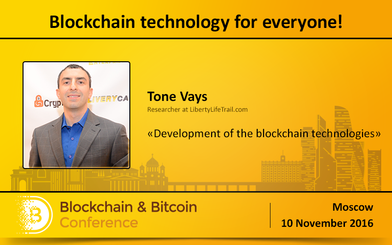Analyst from Wall Street Tone Vays to Speak at Blockchain & Bitcoin Conference