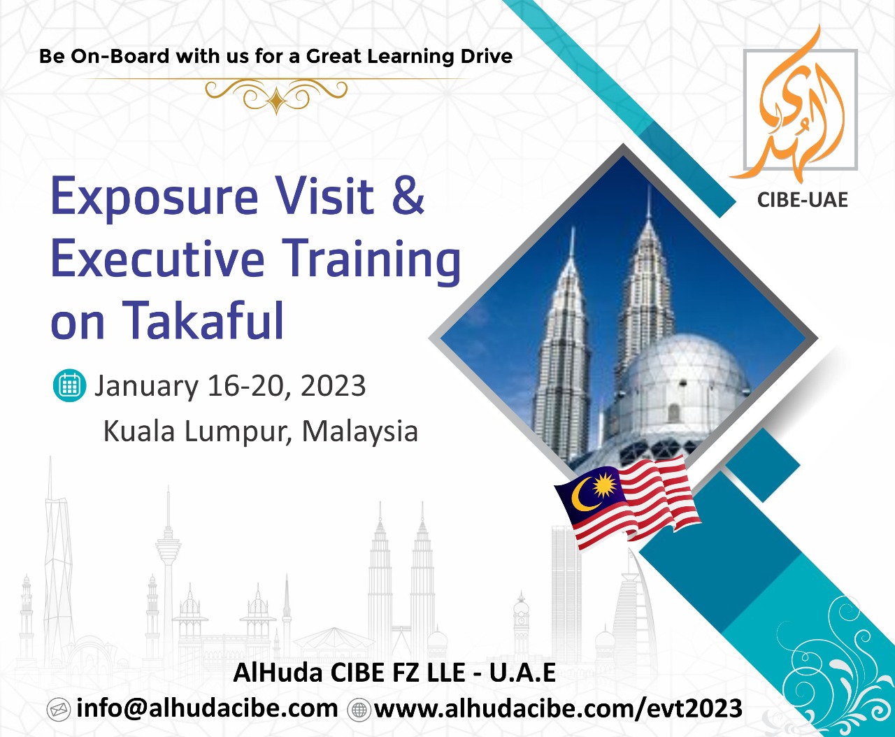 AlHuda CIBE is Organizing a Practical Learning Drive for Takaful Industry