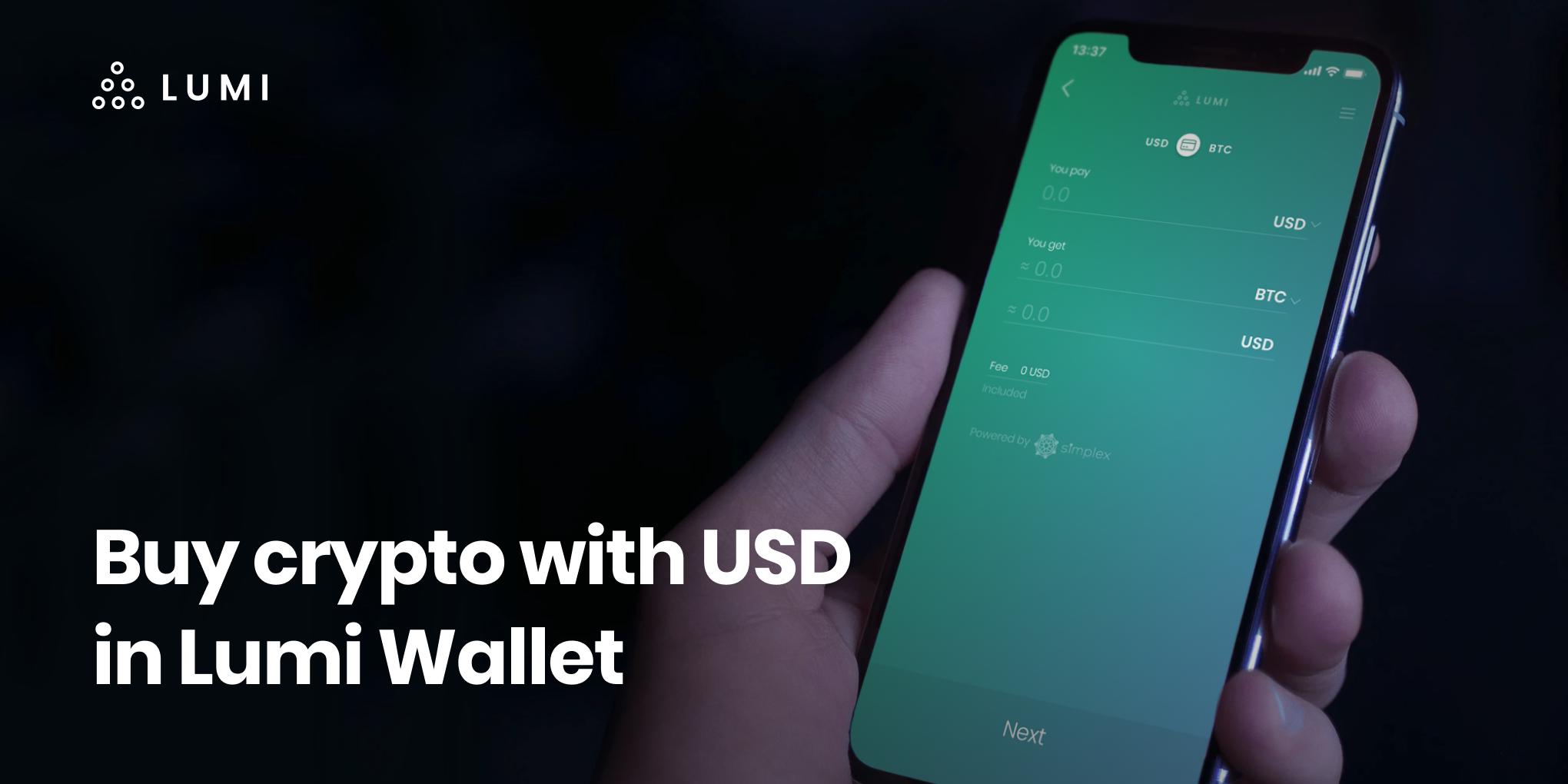 how to buy bitcoin on lumi wallet