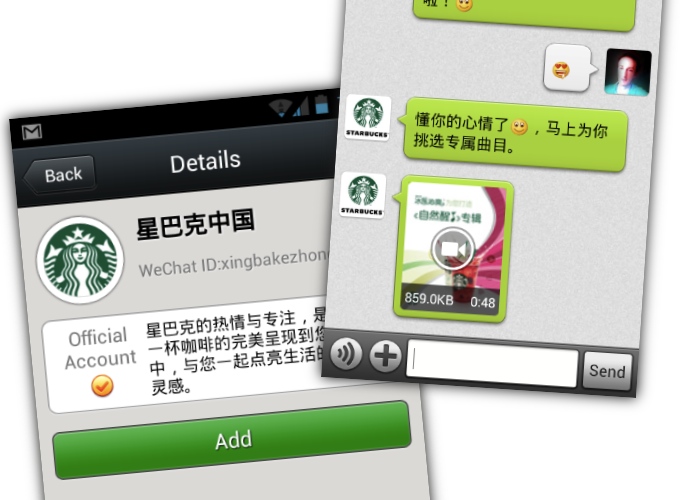 Starbucks taps WeChat for social gifting and digital payments in China