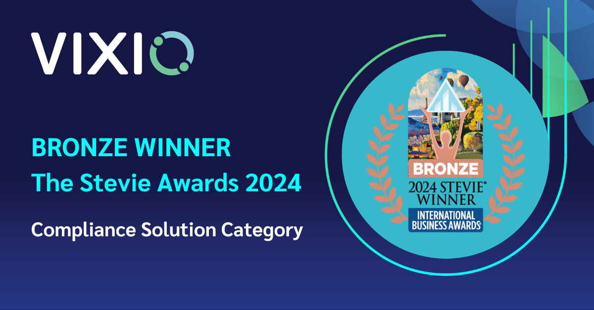 Vixio Wins Compliance Solution Stevie® Award in 2024 International Business Awards®