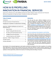 How AI is Propelling Innovation in Financial Services 