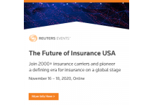 The Future of Insurance USA 2020: Discover the CEO and C-level Speakers Confirmed for Reuters Events Flagship Insurance Conference