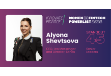Sends CEO Alona Shevtsova Named to Innovate Finance’s...