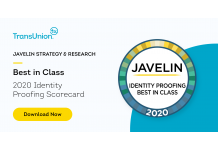 TransUnion Named ‘Best in Class’ Identity Proofing Scorecard, Enterprise Solutions