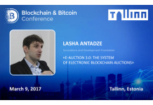 Ukrainian IT specialists Present E-Auction 3.0 at Blockchain & Bitcoin Conference in Tallinn 