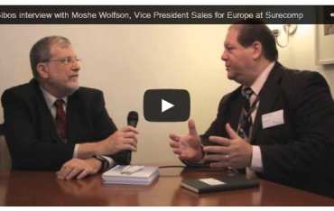 Sibos interview with Moshe Wolfson, Vice President Sales for Europe at Surecomp 