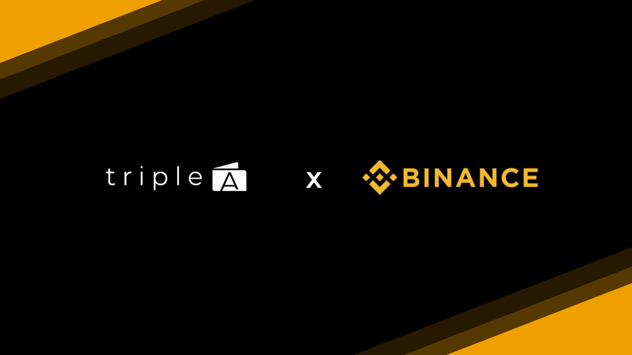 Binance selects TripleA as Global Cryptocurrency Payment Gateway