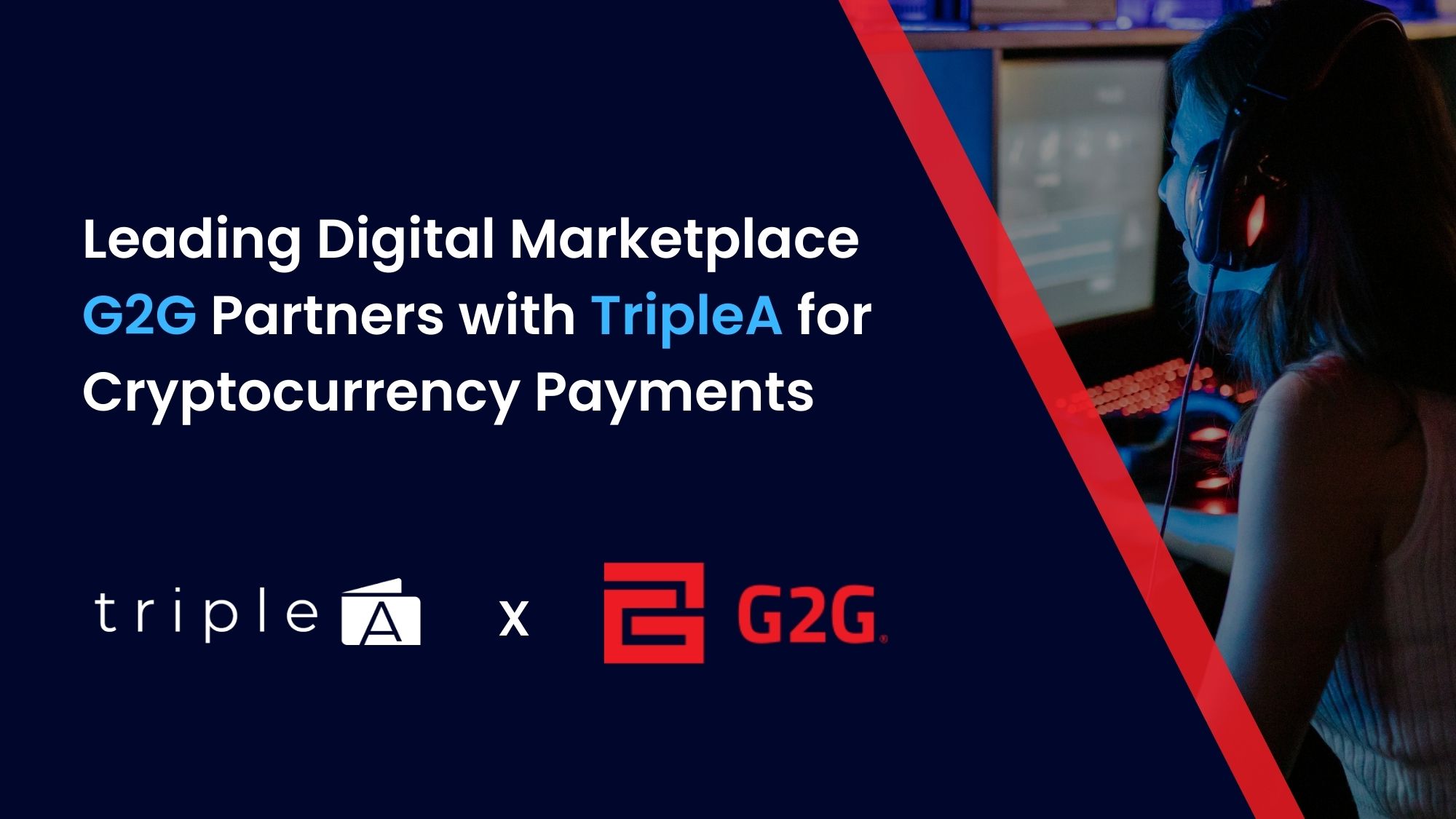 G2G Partners with TripleA for Cryptocurrency Payments