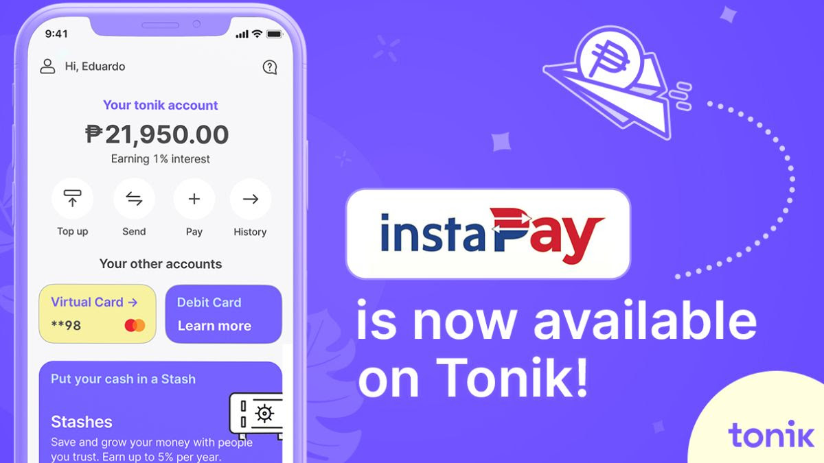 Fund Transfers Now Made Easier and Faster with Tonik via InstaPay