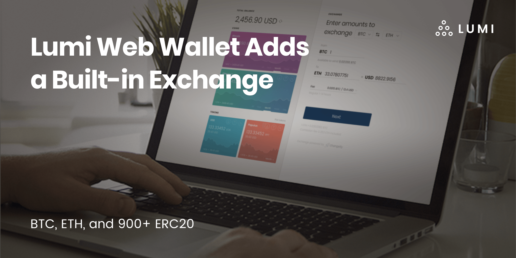 Lumi Web Wallet Adds a Built-in Exchange